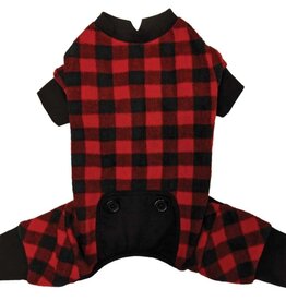 FASHION PET (ETHICAL) FAS Buffalo Plaid Pajamas Red X-Small