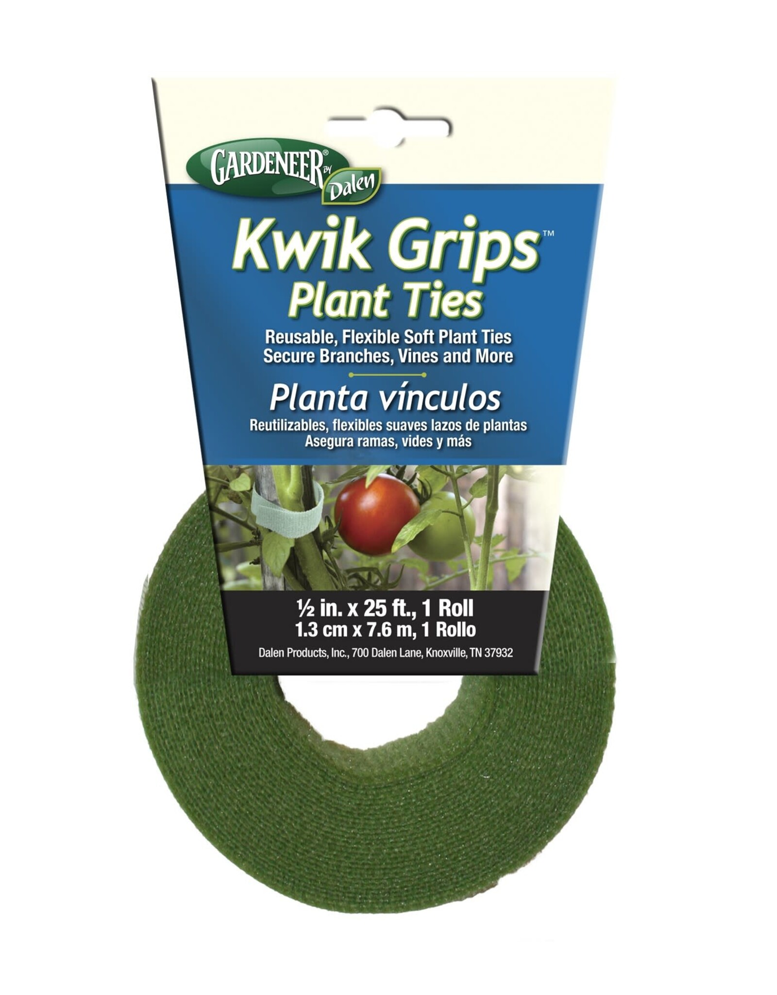 Gardeneer by Dalen® Kwik Grips™ Plant Tie  - 0.5in W x 25ft L