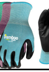 Bamboo Gardener Glove Assrt Clr M