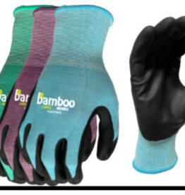 Bamboo Gardener Glove Assrt Clr S