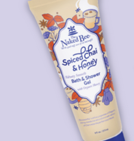Naked Bee Spiced Chai & Honey Shower Gel 8oz