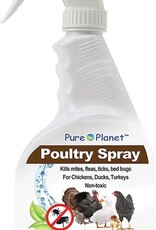 POULTRY SPRAY 22oz 011-41000 PURE PLANET 12/cs