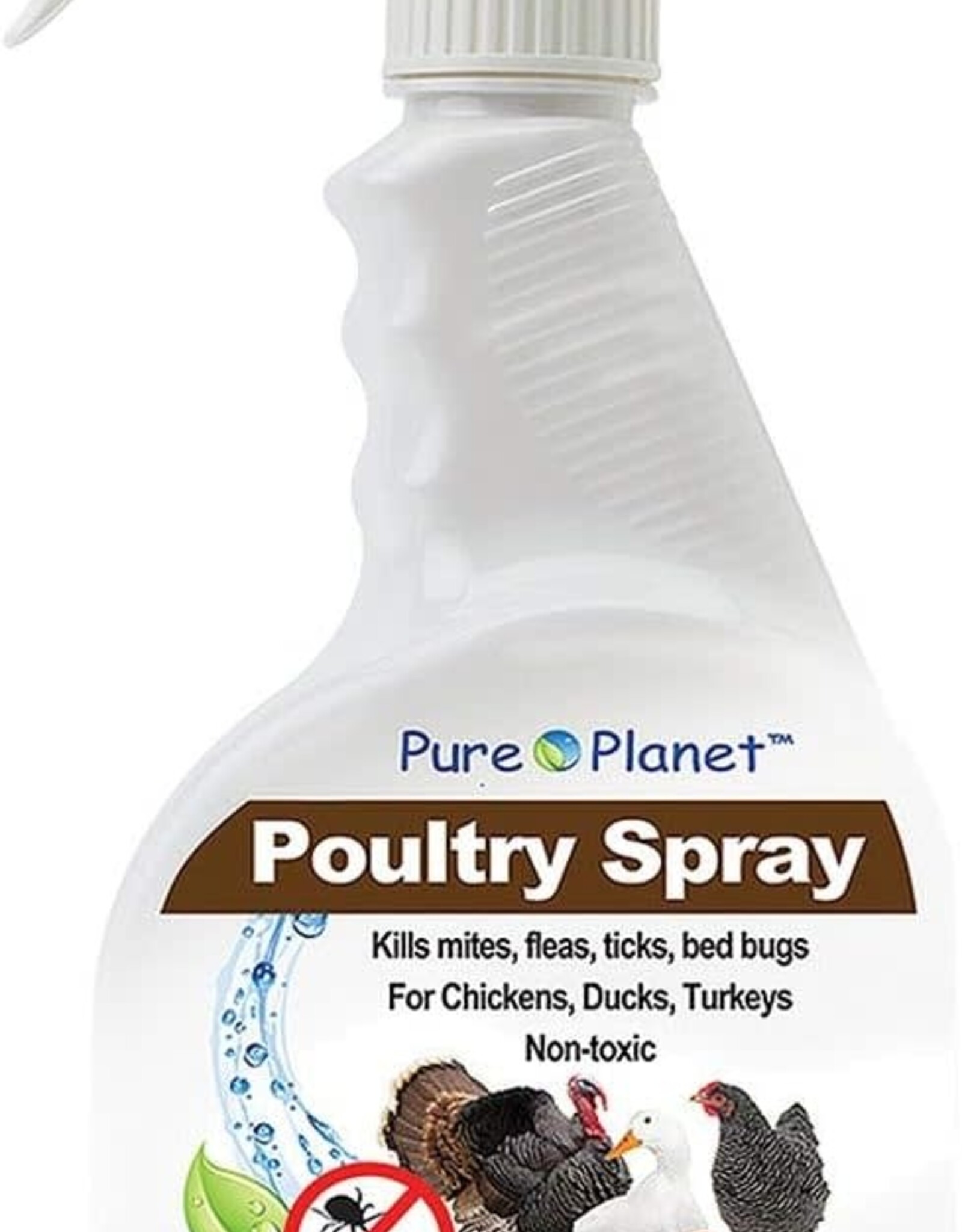 POULTRY SPRAY 22oz 011-41000 PURE PLANET 12/cs