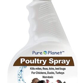 POULTRY SPRAY 22oz 011-41000 PURE PLANET 12/cs