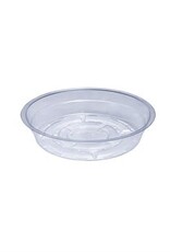 Curtis Wagner Plastics CW 6" Clear Vinyl Saucer