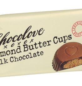 Chocolove Cups Almond Butter Milk Choc 2 pk