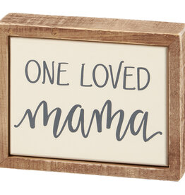 One Loved Mama Box Sign Mini