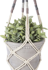 Large Macrame Plant Hanger  40" Long, Fits pot up to 6" Diameter x 6"