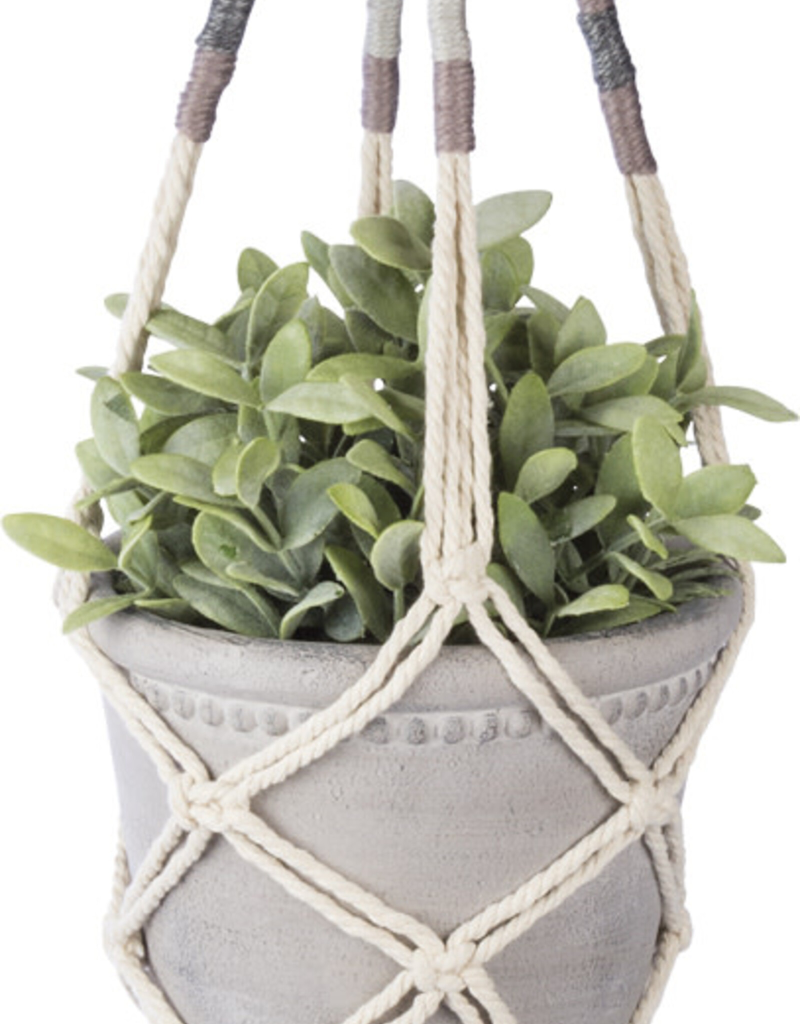 Large Macrame Plant Hanger  40" Long, Fits pot up to 6" Diameter x 6"