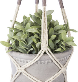 Large Macrame Plant Hanger  40" Long, Fits pot up to 6" Diameter x 6"