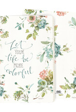 Let Life Be Colorful Spiral Notebook