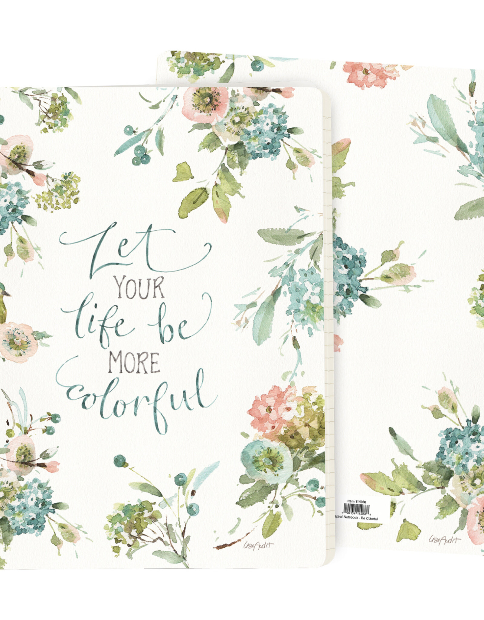 Let Life Be Colorful Spiral Notebook
