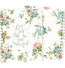 Let Life Be Colorful Spiral Notebook