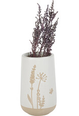 Wildflowers And Butterfly Vase