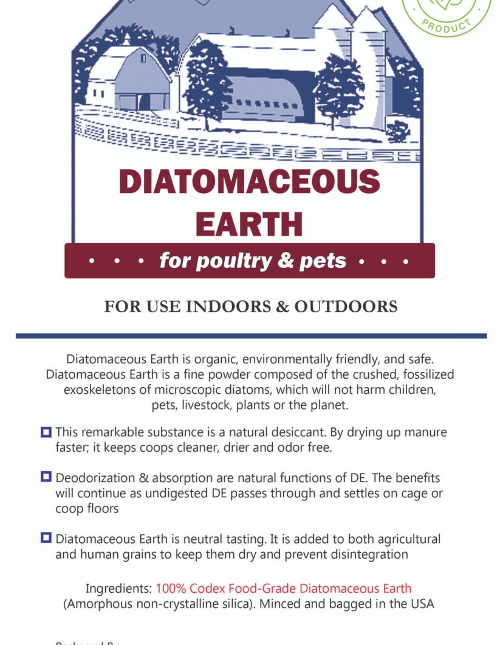 Alaska Mill and Feed Diatomaceous earth 5lb amf