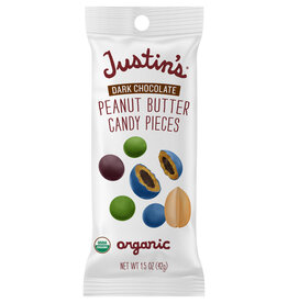Justin's Dark Chocolate Peanut Butter Candy Pieces 1.5 oz