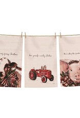 Tea Towels - Farmhouse Christmas pk 3
