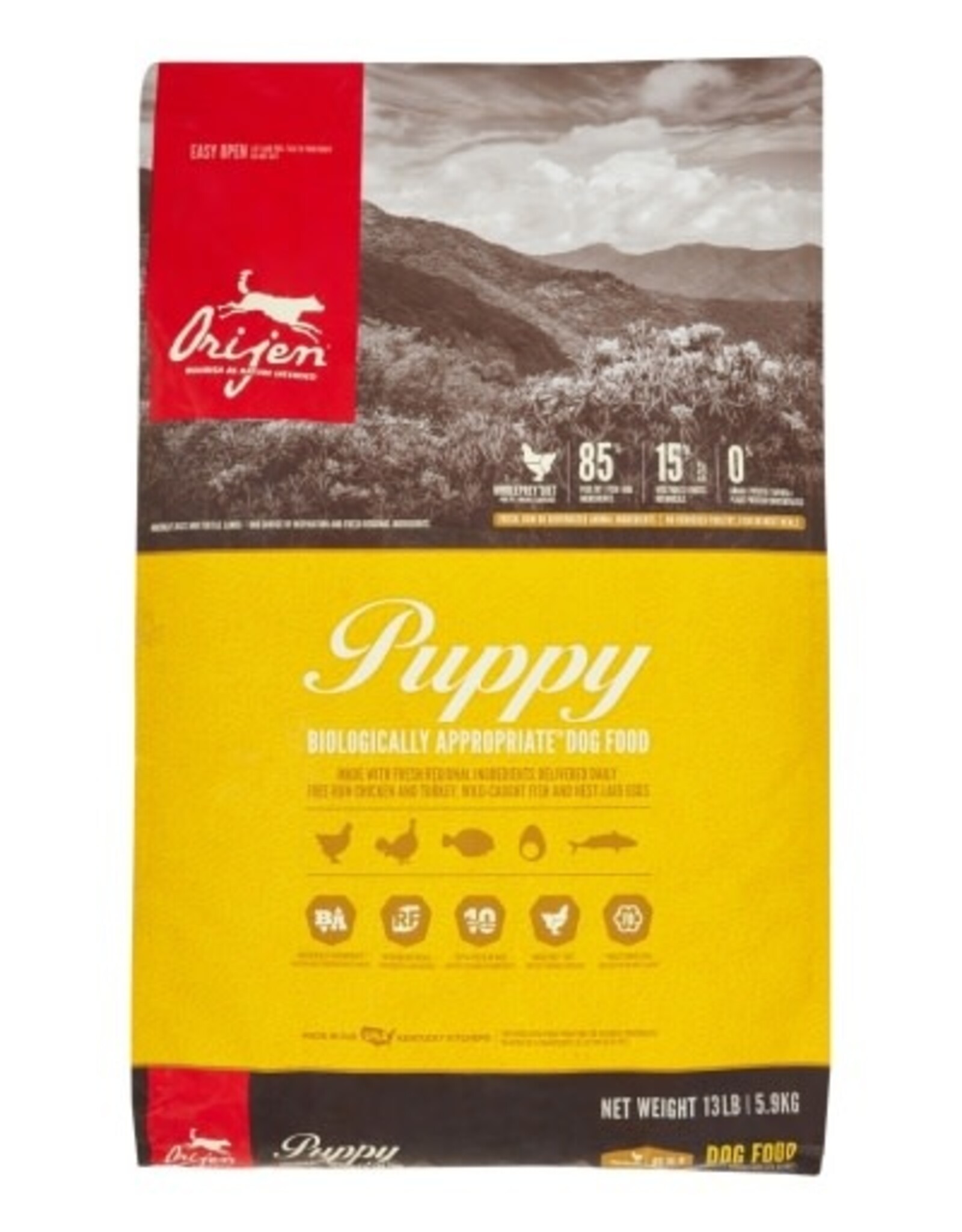 Orijen ORIJEN - Dry Puppy Dog Food, Balanced Blend of Optimum Proteins & Fats for Puppies, 13 Lbs.