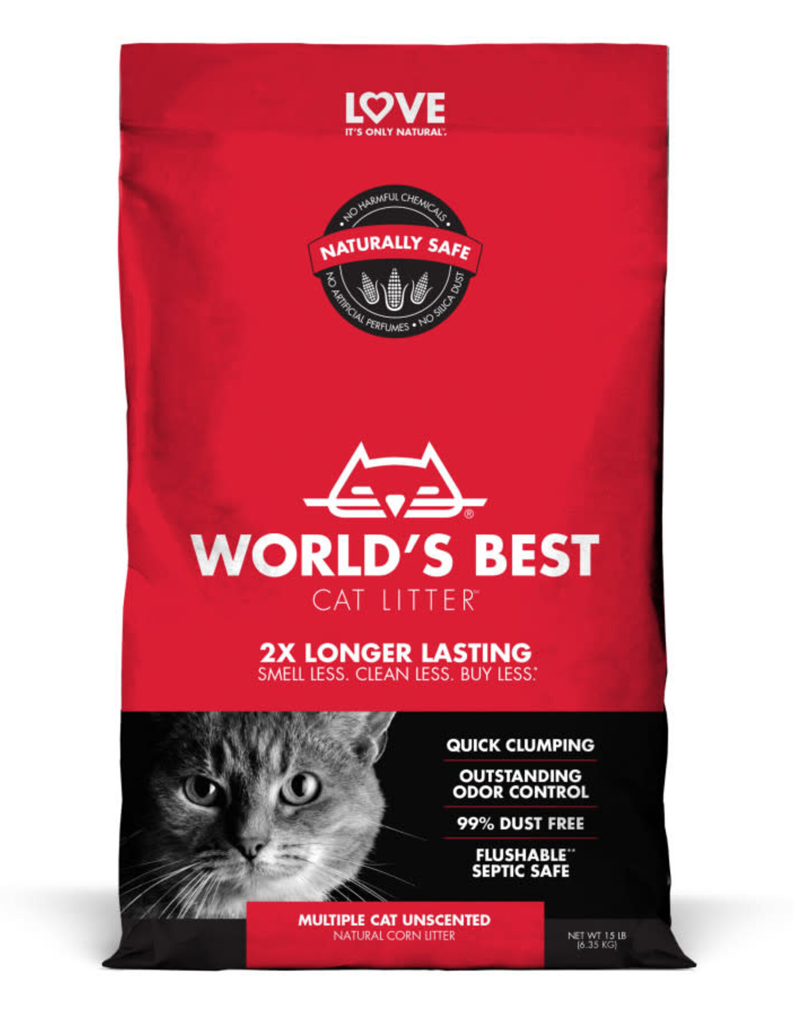 World's Best Cat Litter World's Best Cat Litter Multiple Cat Unscented Cat Litter