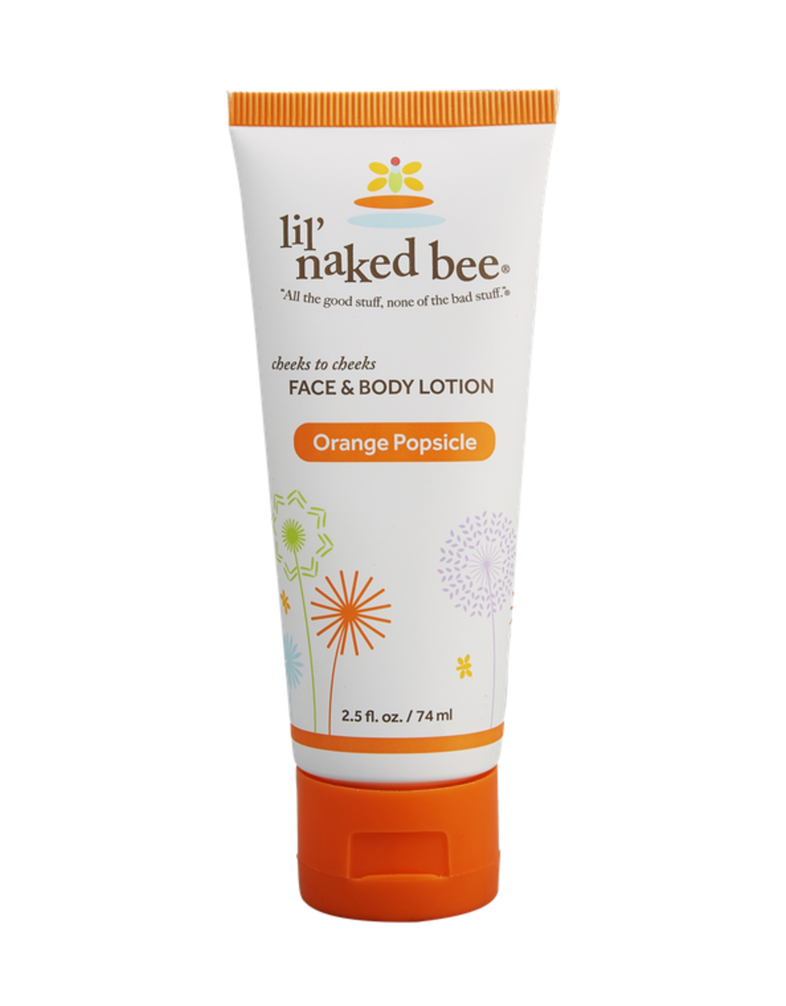 Naked Bee Orange Popsicle Cheeks to Cheeks Face & Body Lotion 2.5oz