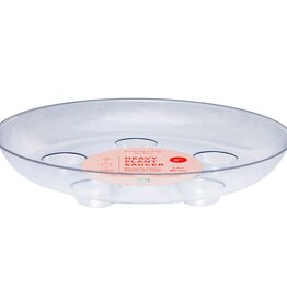 CW Designer Series Heavy Gauge Saucer  - 8in - Round - Clear