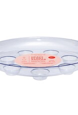 CW Plastics Designer Series Heavy Gauge Saucer  - 10in - Round - Clear