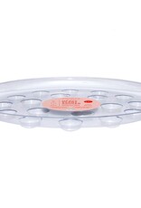 CW Plastics Designer Series Heavy Gauge Saucer  - 14in - Round - Clear
