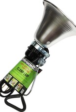 MiracleLED® Clamp-On Grow Lamp  - LED Ready Adjustable Plug-In Light Socket with 5.5in Aluminum Reflector