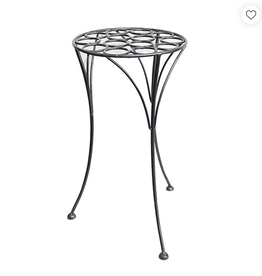 20" Droplet Plant Stand, Graphite