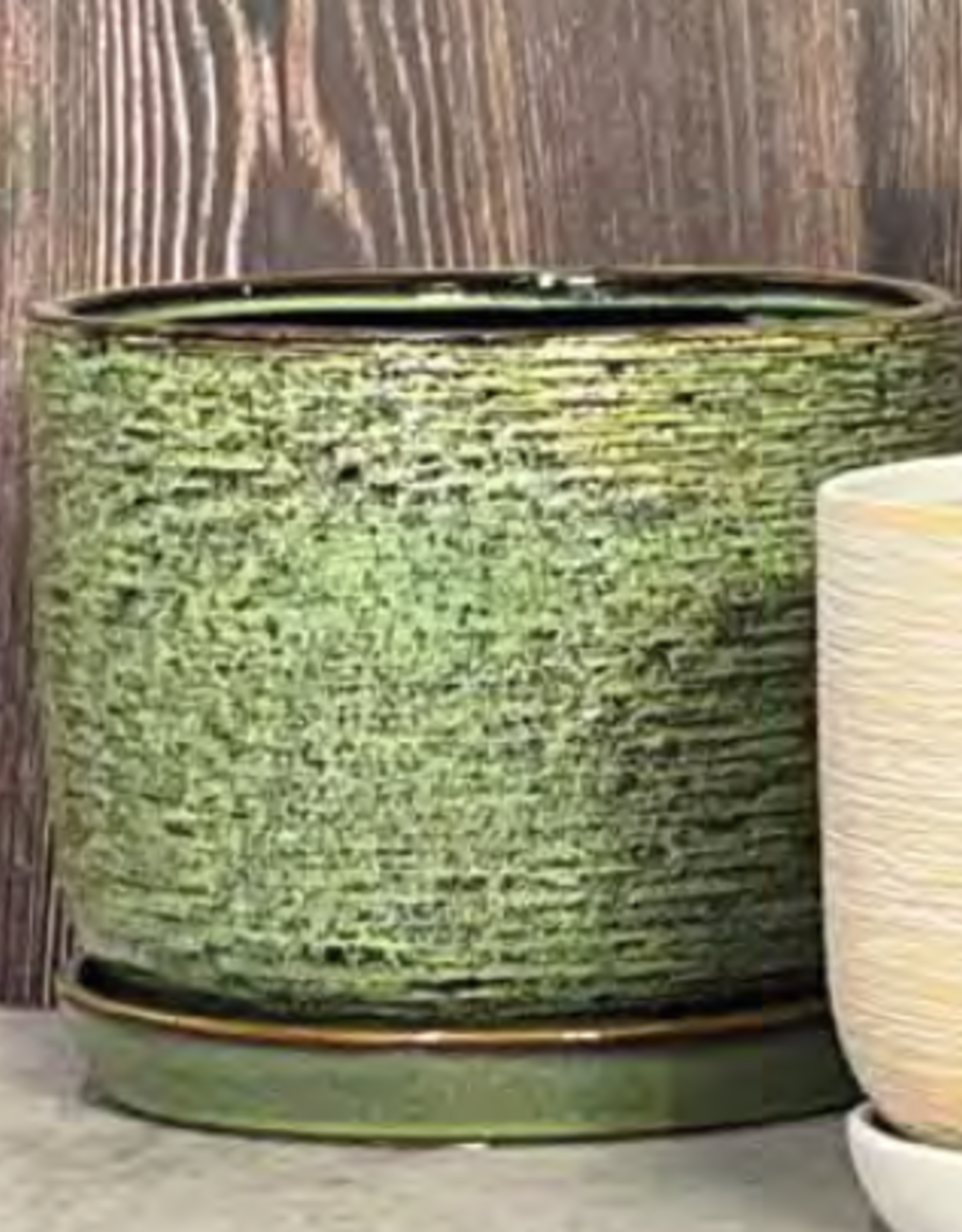 Naomi Planter, 6" x 5.75", Jungle Green