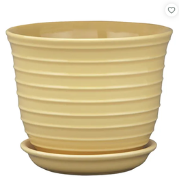 Jefferson Planter, 6.25" x 5", Daffodil
