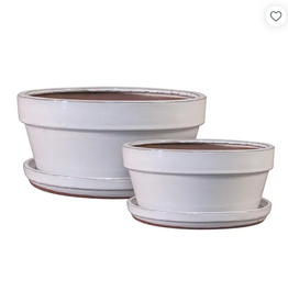 Bulb Pan, 6.5" x 4", White