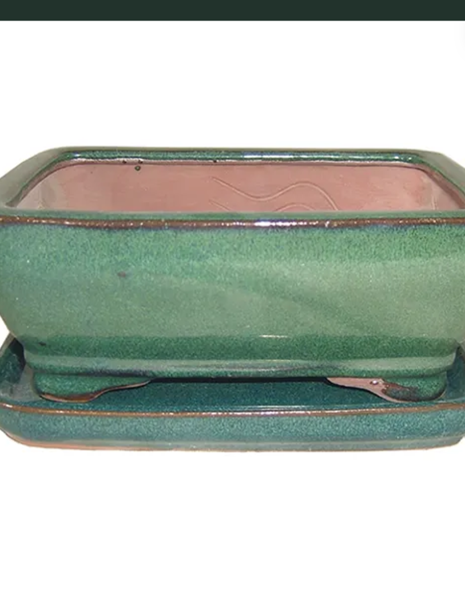 Professional Bonsai Pot, 8.5" x 6.5" x 3.5", Assorted