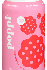 Poppi, Prebio Soda Raspberry Rose 12 oz