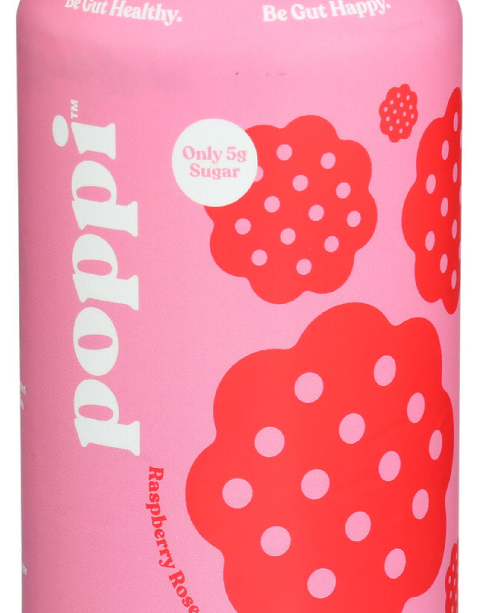 Poppi, Prebio Soda Raspberry Rose 12 oz