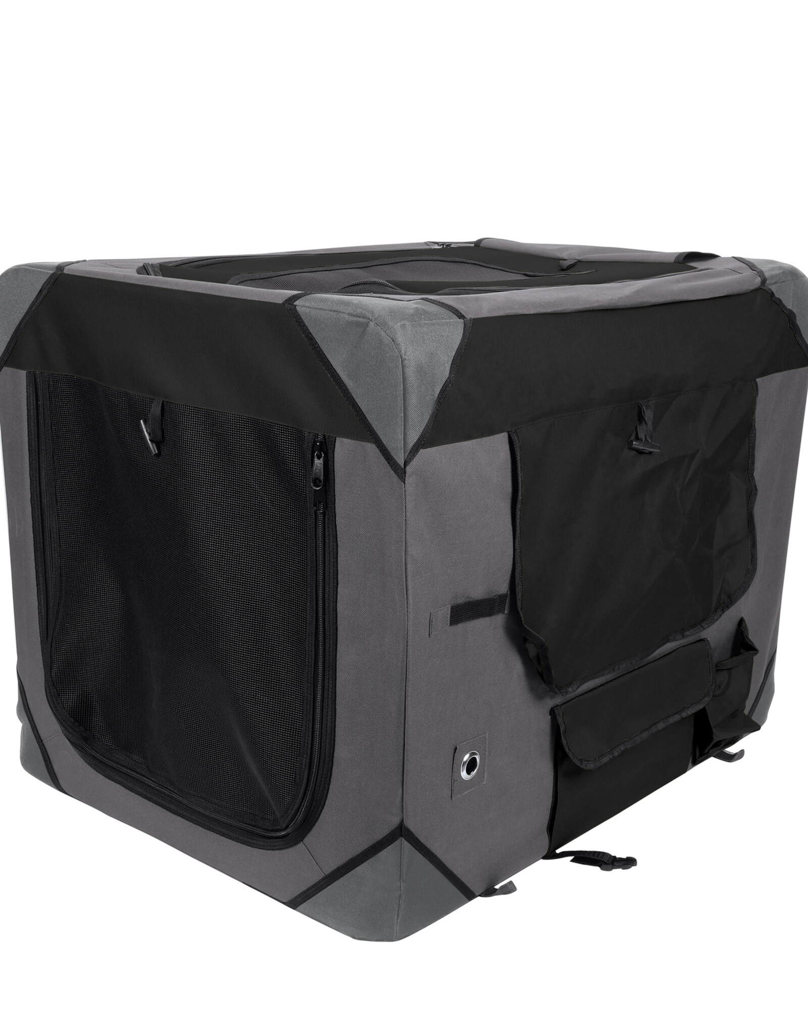 Zeus Zeus Soft Sided Dog Crate, Gray/Black, X-Large (replaces 90529)