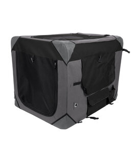 Zeus Zeus Soft Sided Dog Crate, Gray/Black, X-Large (replaces 90529)