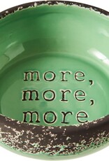 ETHICAL PRODUCT INC. MORE MORE DOG DISH AVOCADO 5 inch