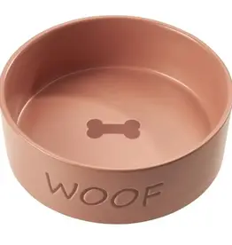 ETHICAL PRODUCT INC. PORTOFINO DISH DOG BLUSH PINK 7 inch