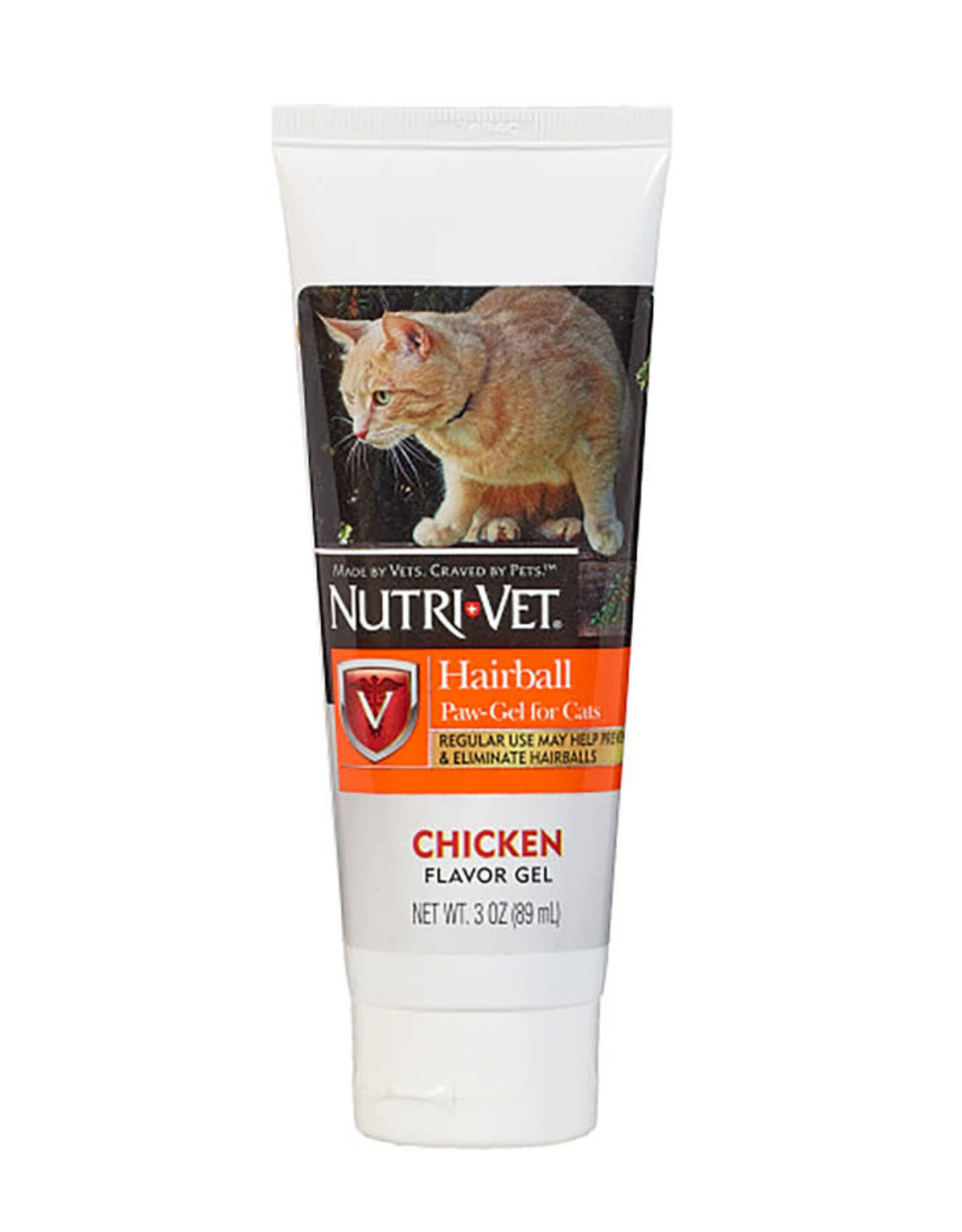 Nutri-Vet Nutri-Vet Hairball Chicken Flavor Paw-Gel for Cats 3 oz