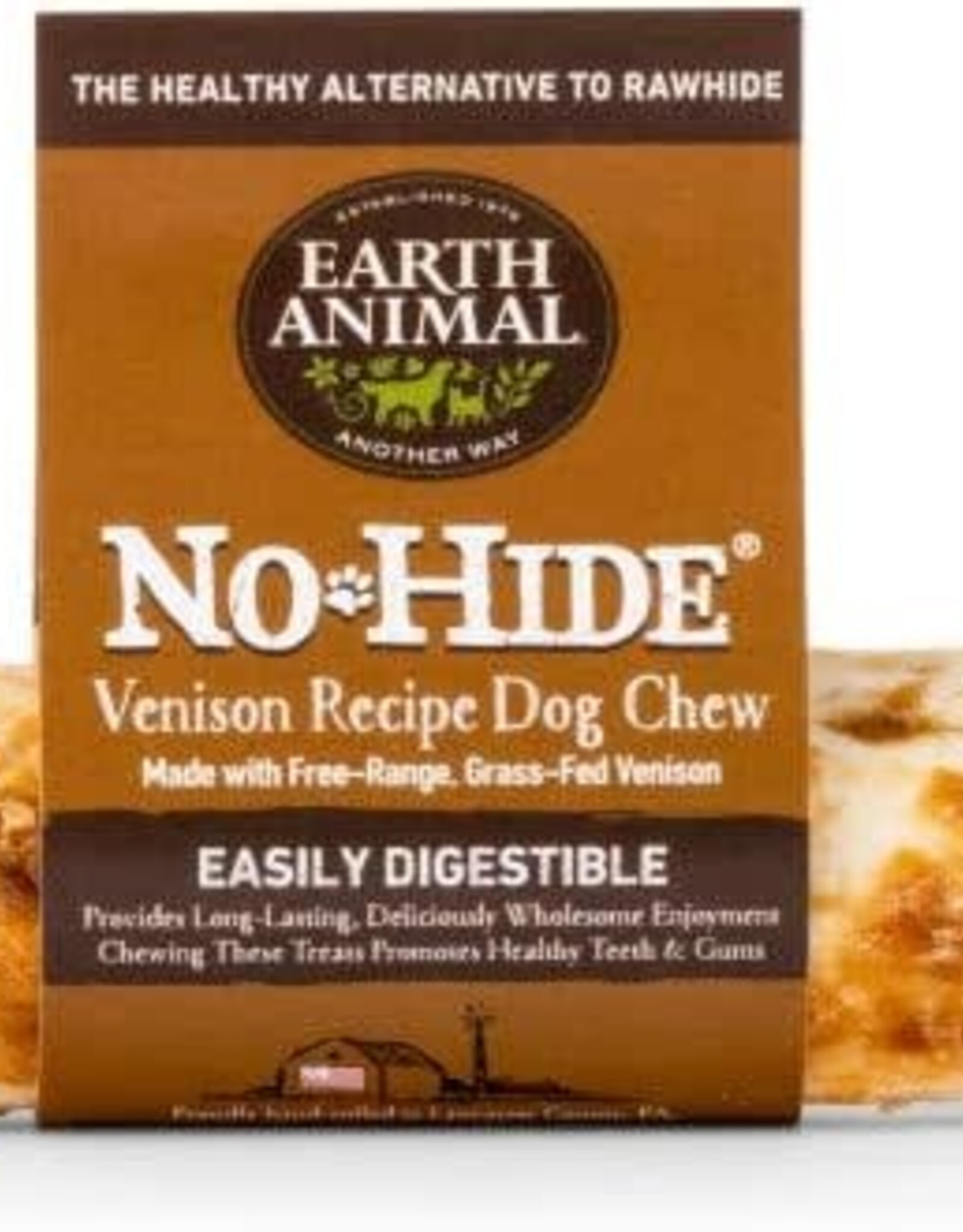 Earth Animal Earth Animal NO- Hide Venison Chew 4 in