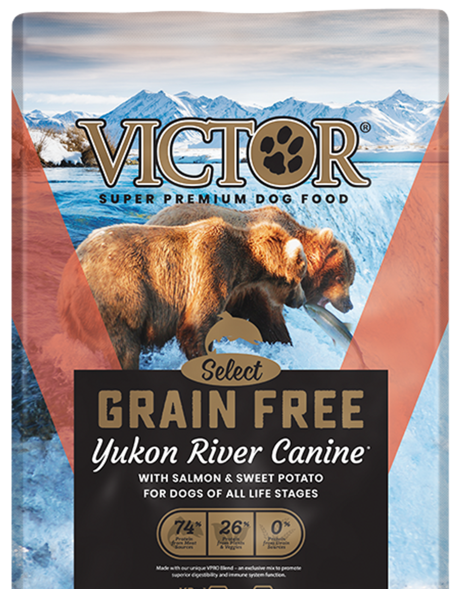 Victor Victor Dog Food  Grain Free Yukon River 30#
