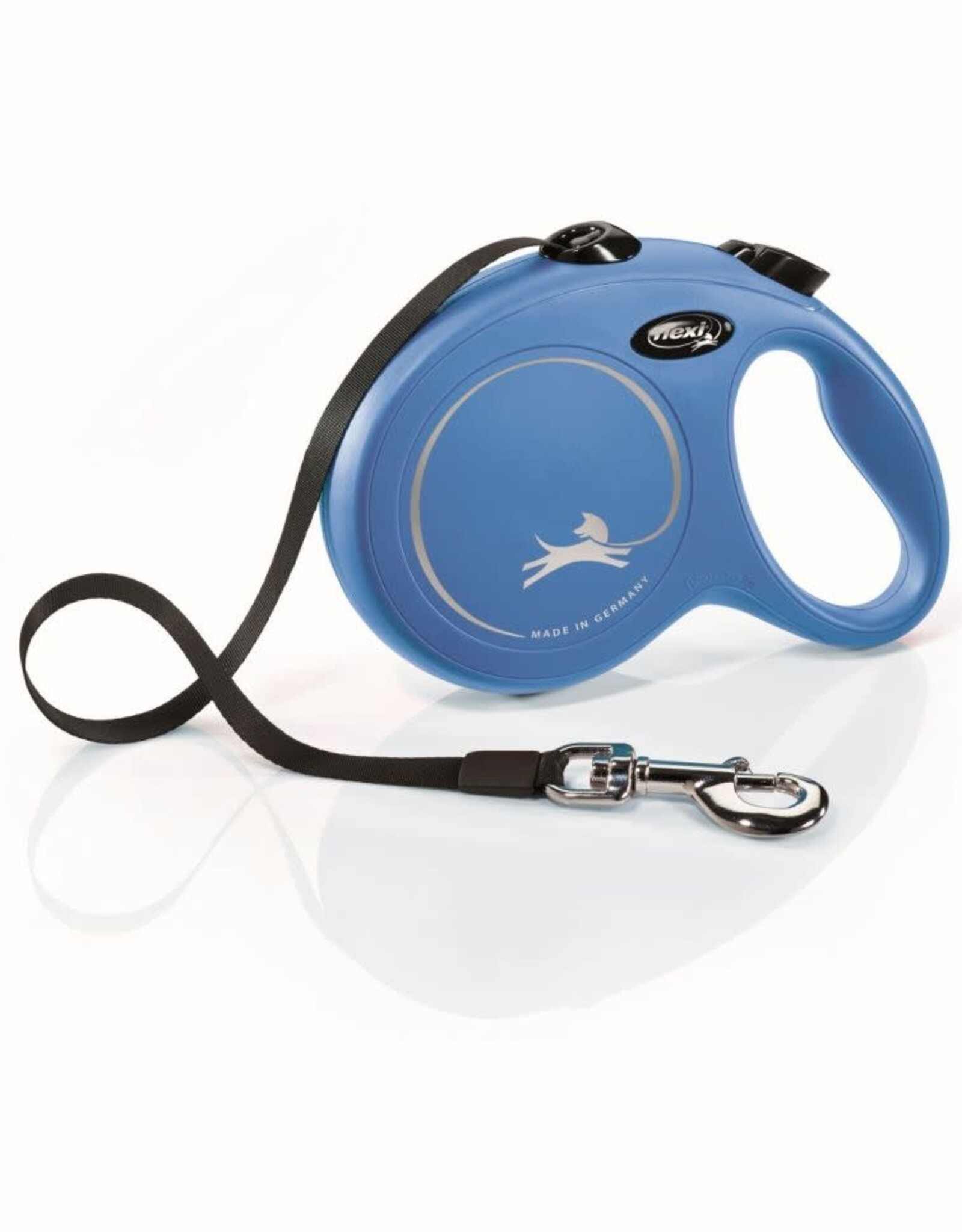 FLEXI NORTH AMERICA LLC Flexi Classic Nylon Cord Dog Leash Blue, 16 ft, LG, Up To 132 lb