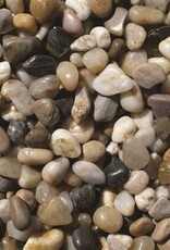 Exotic Pebbles® Polished Pebbles  - 5lb Bag - Mixed - Gravel Size - 3/8in
