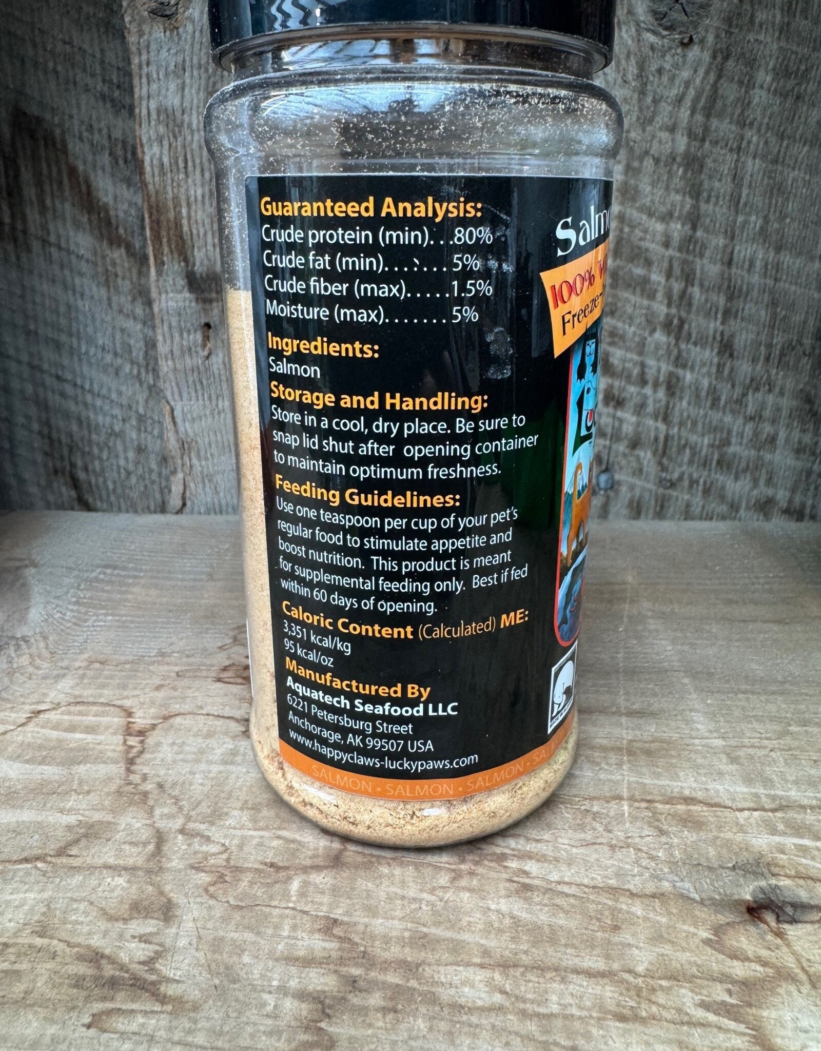 Happy Claws Happy Freeze Dried Salmon Meal Topper 3oz