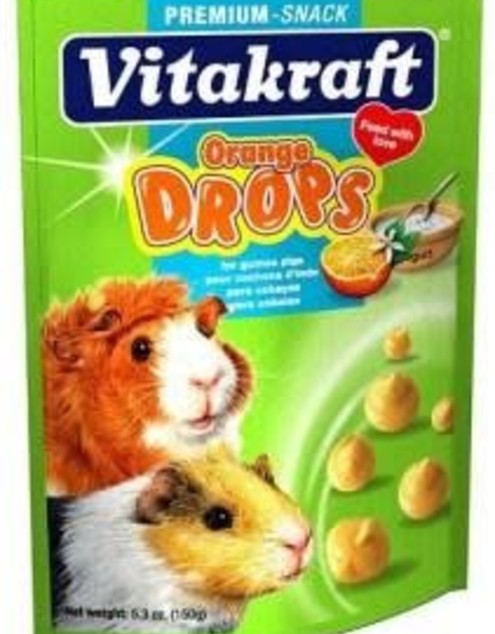 Vitakraft GUINEA PIG ORANGE DROPS 5.3OZ