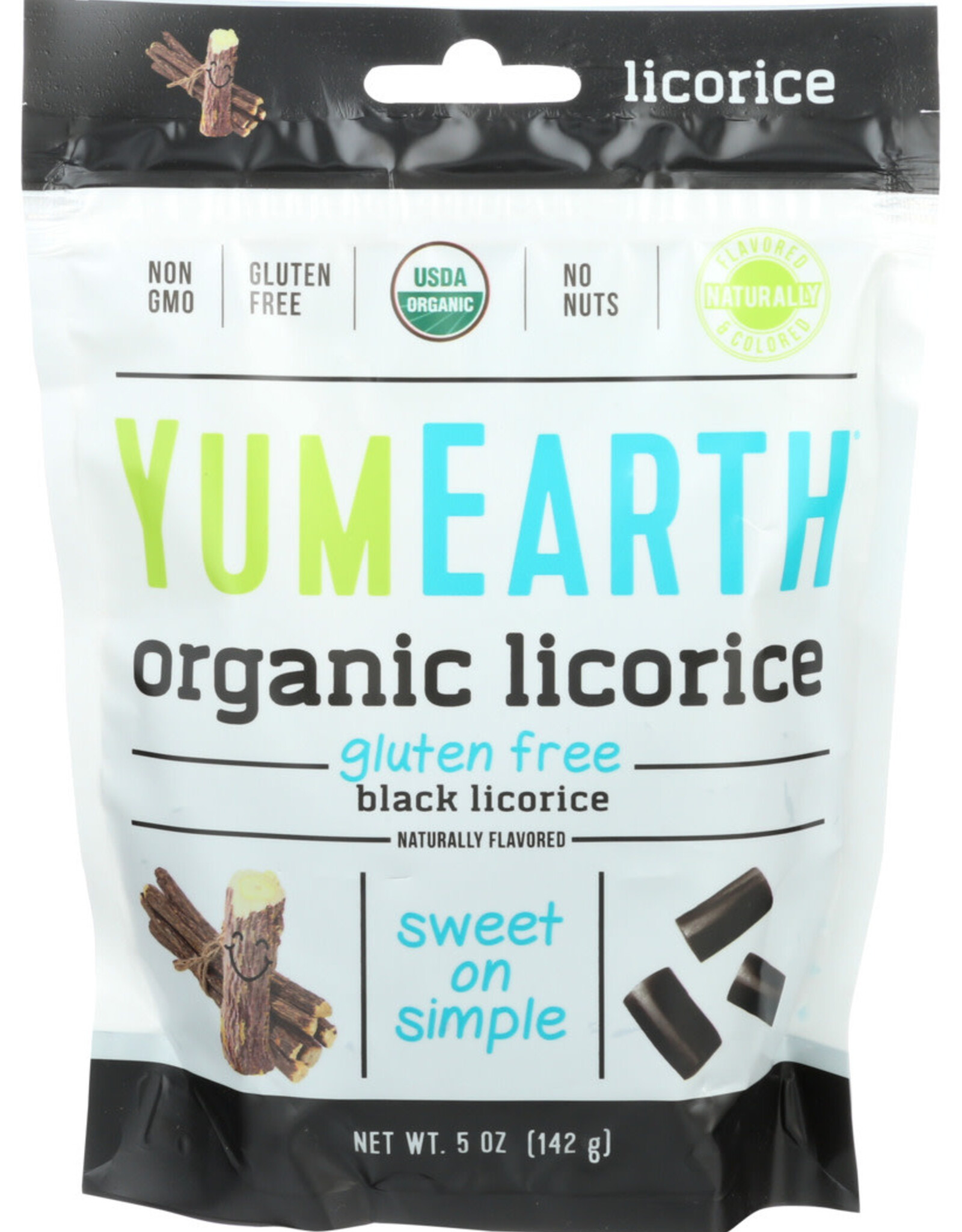 Yumearth Black Licorice 5oz