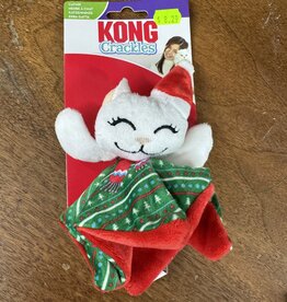 KONG COMPANY Kong Holiday Cat Crackles Santa