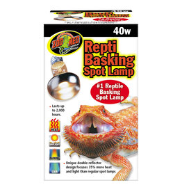 ZOO MED LABORATORIES REPTI BASKING SPOT LAMP SL40 50W ZOOMED