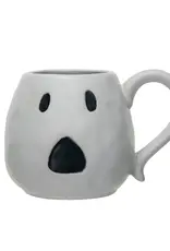 16 oz. Debossed Stoneware Ghost Shaped Mug
